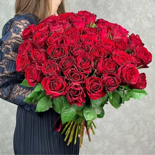 Flowery - Valentino Pasiūlymas: 51 Raudona Rožė