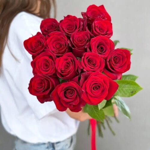 Valentino Pasiūlymas: Skintos Raudonos PREMIUM Rožės